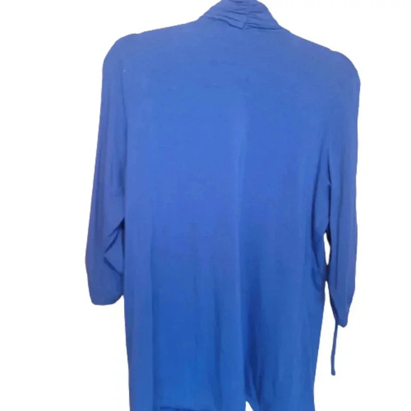 JM Collection Blue jacket - Picture 2 of 7